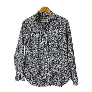 Lauren Ralph Lauren Floral 100% Cotton Voile Shirt women’s size M